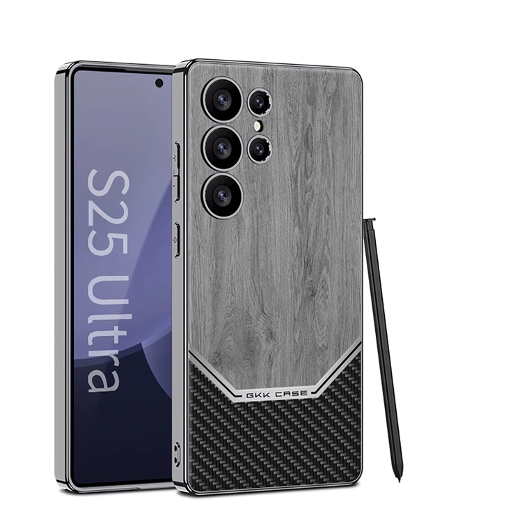 قاب گوشی برند GKK مدل LEATHER WOOD GRAIN - تصویر 4